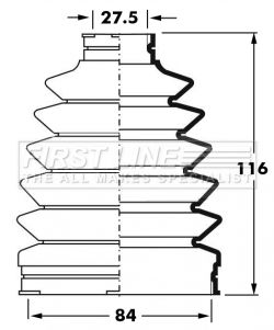 FIRST LINE Putekļusargs, Piedziņas vārpsta FCB6017